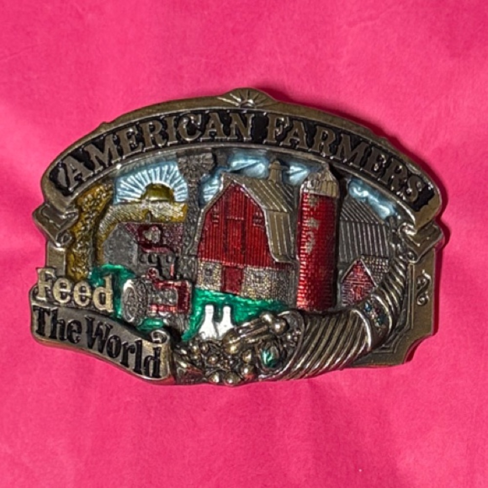 American Farmland Feed the World Pin